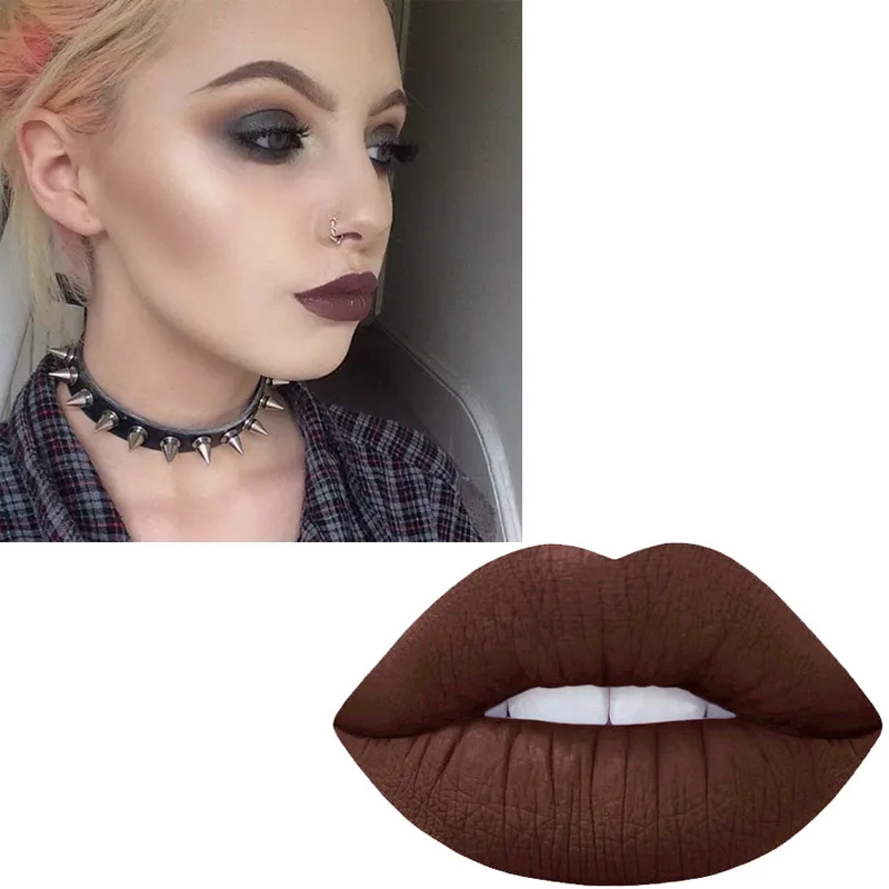 Металлическая помада MISS ROSE Макияж для губ блеск Водонепроницаемый увлажняющая