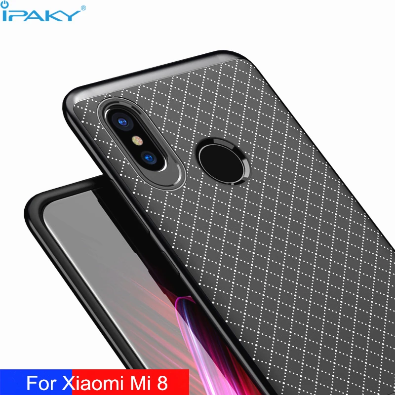 Для Xiaomi Mi 8 Чехол iPaky силиконовый ПК Бампер гибридный защитный чехол для Mi8 xiomi