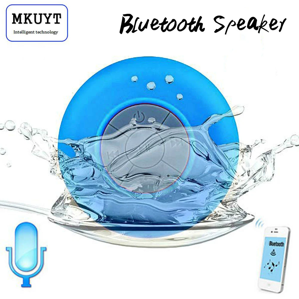 Mini Wireless Bluetooth Speaker Portable Waterproof Shower Speakers for phone MP3 Receiver Hand Free Car | Электроника