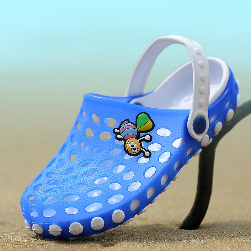 

Kids Slippers Children Summer Shoes Fashion Cave Garden Shoes Cartoon Bee Girls Slippers Boys Beach Sandals Outdoor High Quality