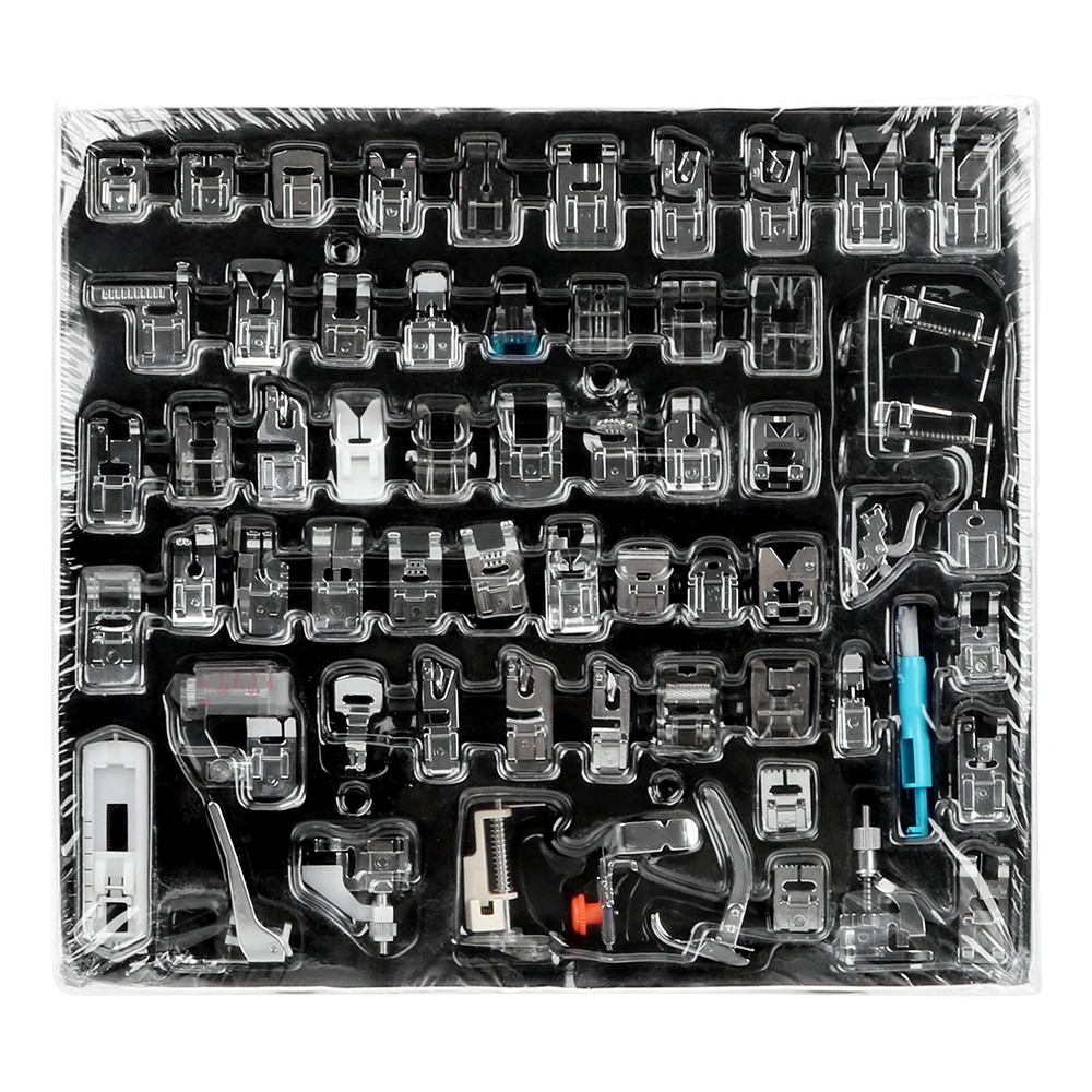 62 kit NICEYARD 32/42/62 шт. для Brother Singer швейная машина Janome прижимная лапка DIY швейная машина прижимная лапка - Цвет: 62 kit