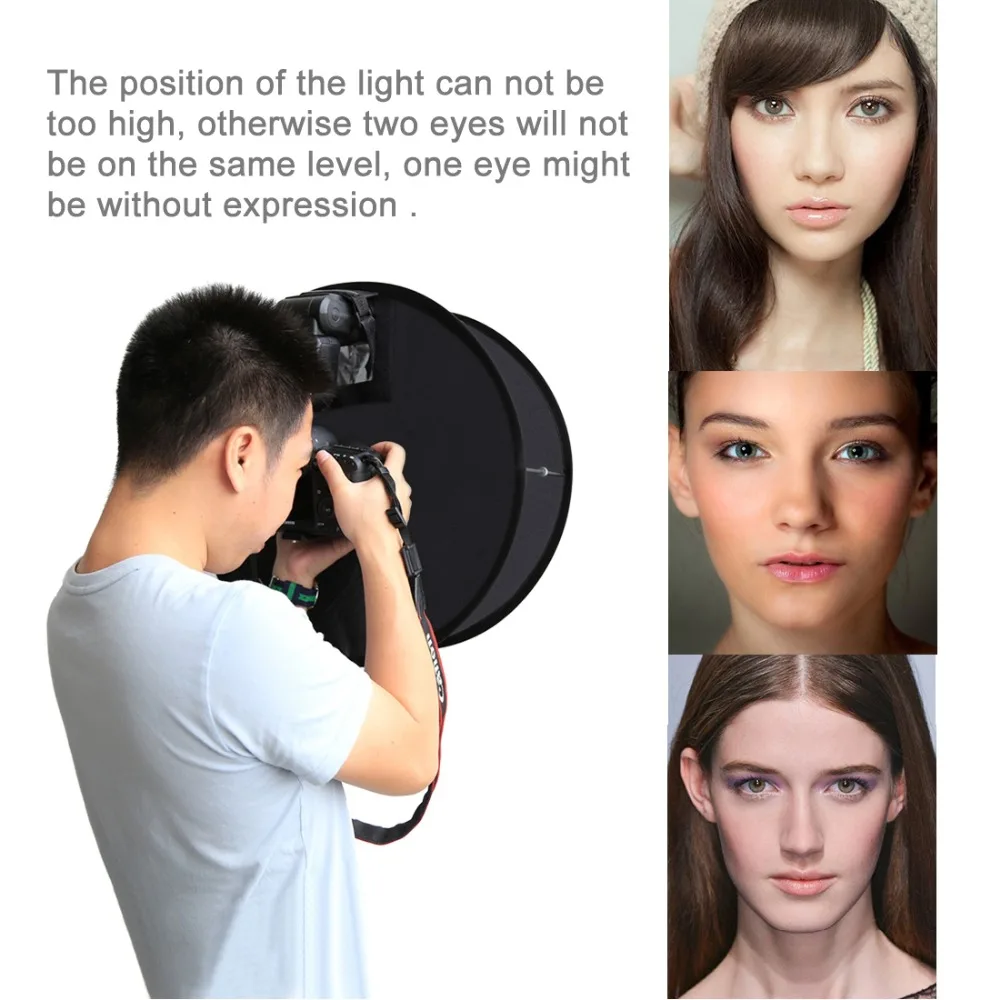 PULUZ 45 см кольцевой софтбокс скоросветильник свет круглый стиль Flash light Shoot soфтbox