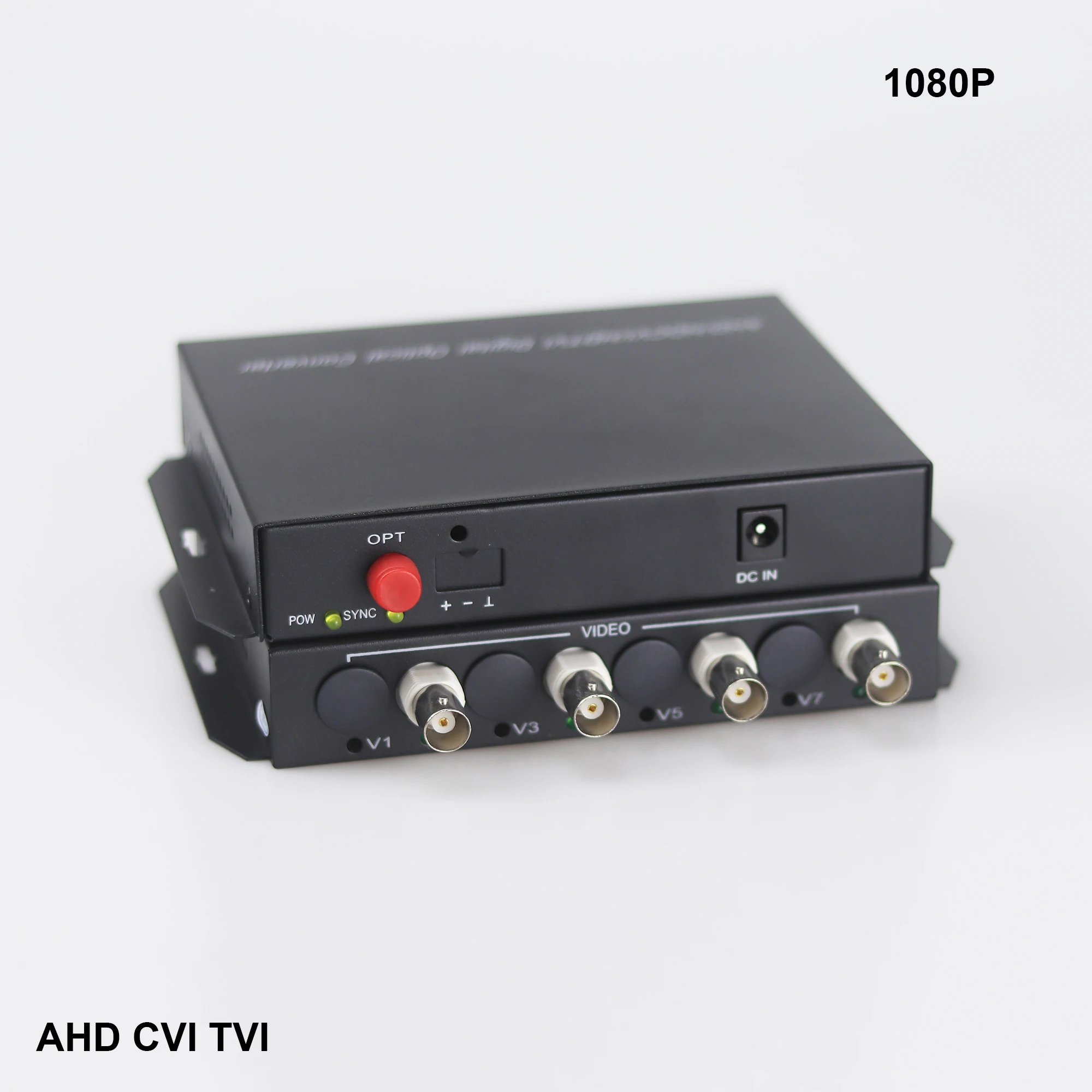 4 канальный AHD CVI TVI 1080P видео волоконно оптический конвертер Hikivsion dahuacamera FC