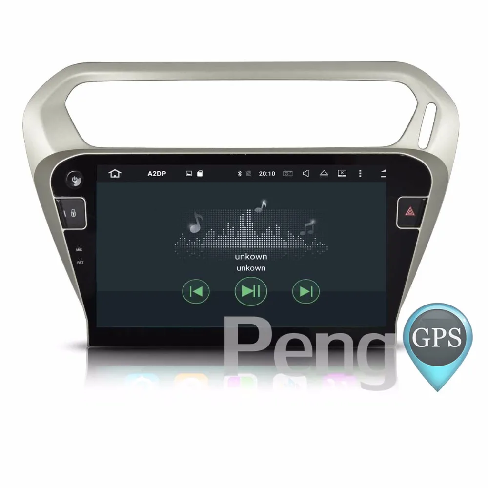 Восьмиядерный 2 Din dvd плеер Android 8 0 автомобильное радио для Peugeot 301 2014 2017 Citroen Elysee GPS