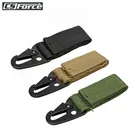 1pcs Olecranon Shape Tactical Molle Nylon Carabiner Hook Buckles With Key Ring Hanging Belt Buckle Outdoor Hiking Travel Kits #