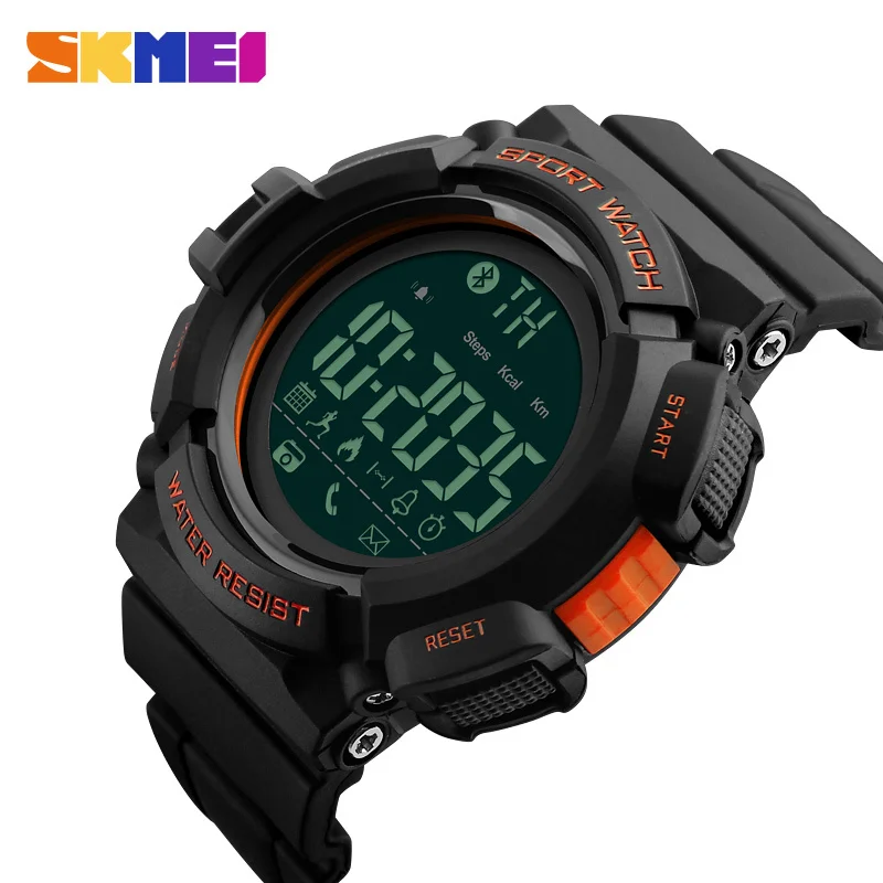 SKMEI мужские умные модные спортивные часы монитор сна входящий вызов сигнал