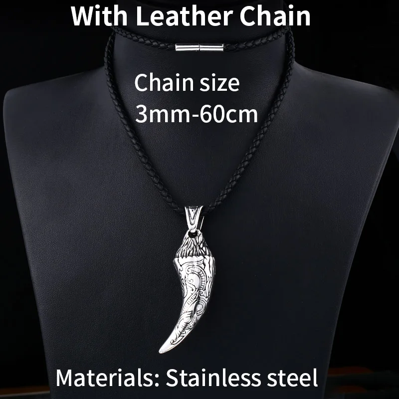 Имитация родиевого покрытия Байер 316L нержавеющая сталь норвежский викинг drgon кулон ожерелье Тор молот Мьёльнир скандинавский амулет мужские ювелирные изделия LP395 - Окраска металла: Имитация родиевого покрытия