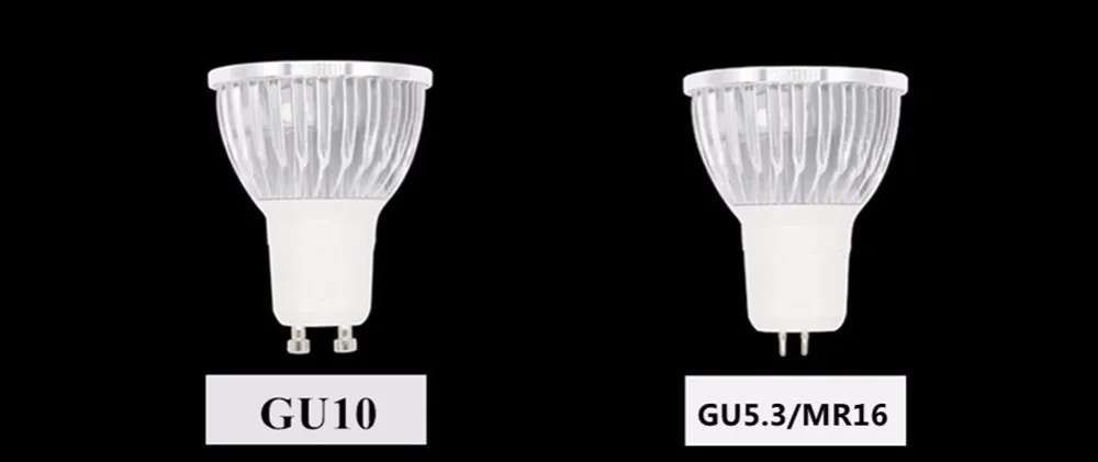 Светодиодный прожектор лампа AC85-265V GU10/G5.3 3 Вт 4 Вт 5 Вт Ультра яркий светодиодный светильник Теплый/холодный белый светильник