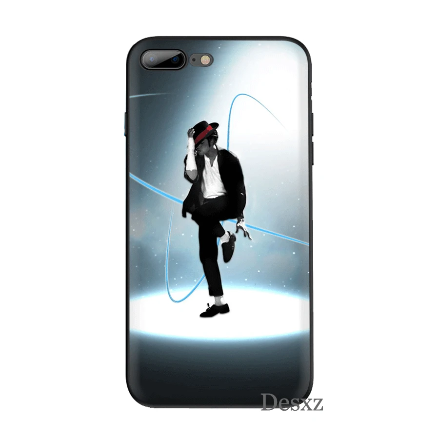 Силиконовый ТПУ чехол для телефона Майкл Джексон для iPhone 11 Pro X XS Max XR iPhone 6 6s 7 8 Plus 5 5S SE защитный чехол