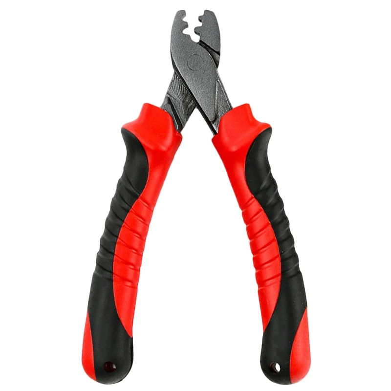 New Fishing Crimping Pliers For Line Barrel Sleeves Cutter Scissors Tackle Grip Hooks Split Rings | Спорт и развлечения