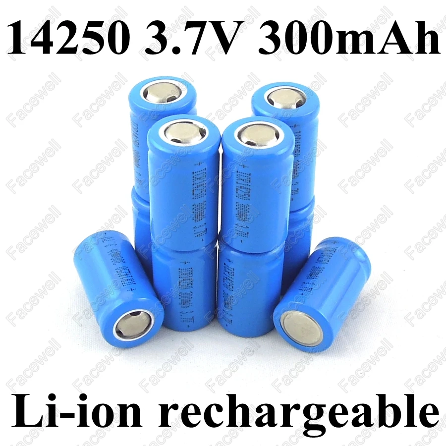 10 шт. Оригинальная батарея 14250 3 7 V 300 mAh литий ионная аккумуляторная liion батареи v mah