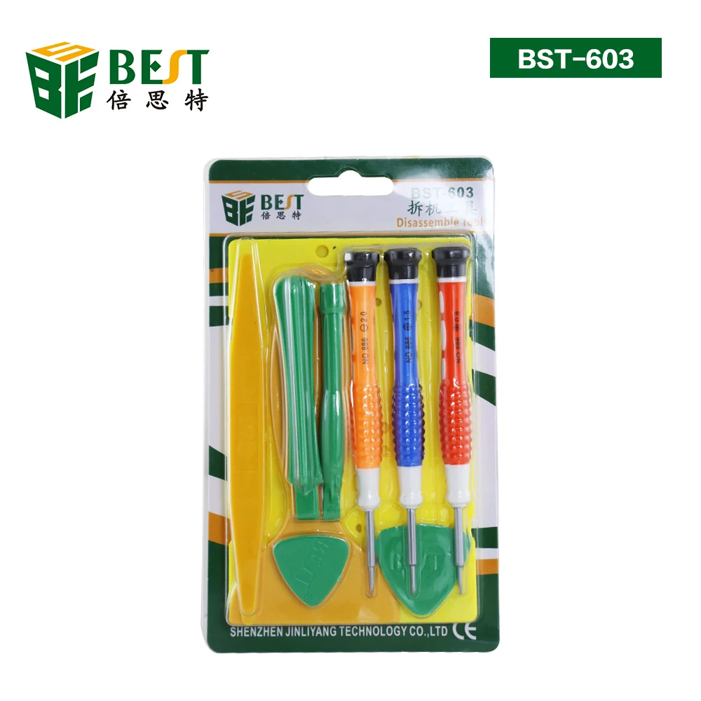 

BST--603 Disassemble Screwdriver Mobile Phone Repair Tool Kit for iPhone 4/5/6