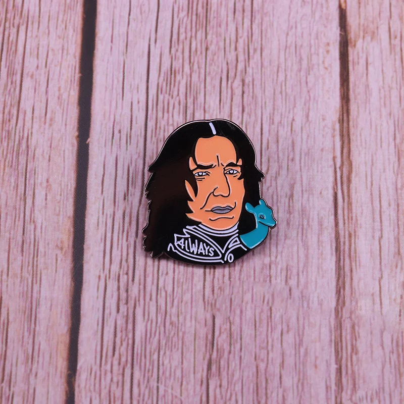 Значок Snape always литература книга с цитатами булавка волшебник фанаты