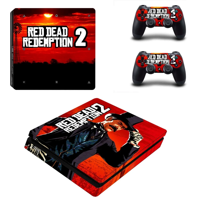 HOMEREALLY наклейка s PS4 кожа игры красный Dead Redemption 2 наклейка для sony Playstation 4 консоль и контроллер кожи Ps4 аксессуар