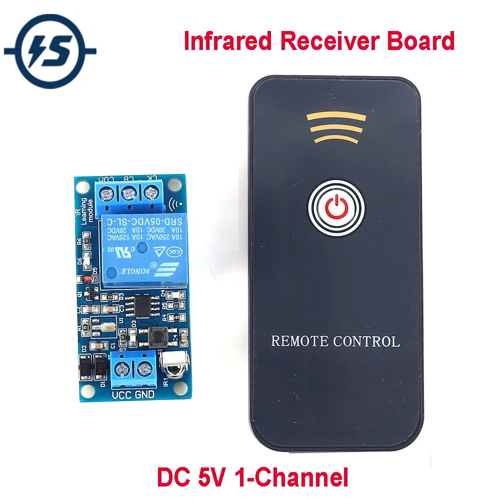 1 канальный беспроводной инфракрасный приемник постоянного тока 5 В модуль платы