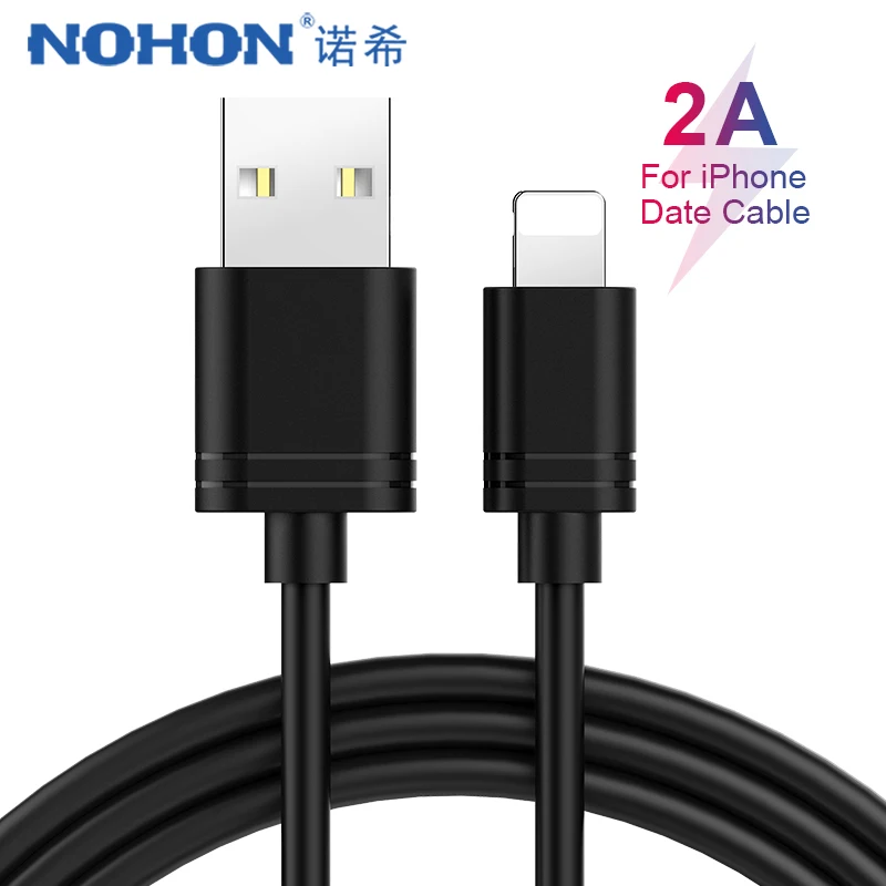 NOHON TPE зарядный кабель для передачи данных iPhone X XS MAX XR 8 7 6 6S 5 5S Plus IOS 9 10 11 зарядное