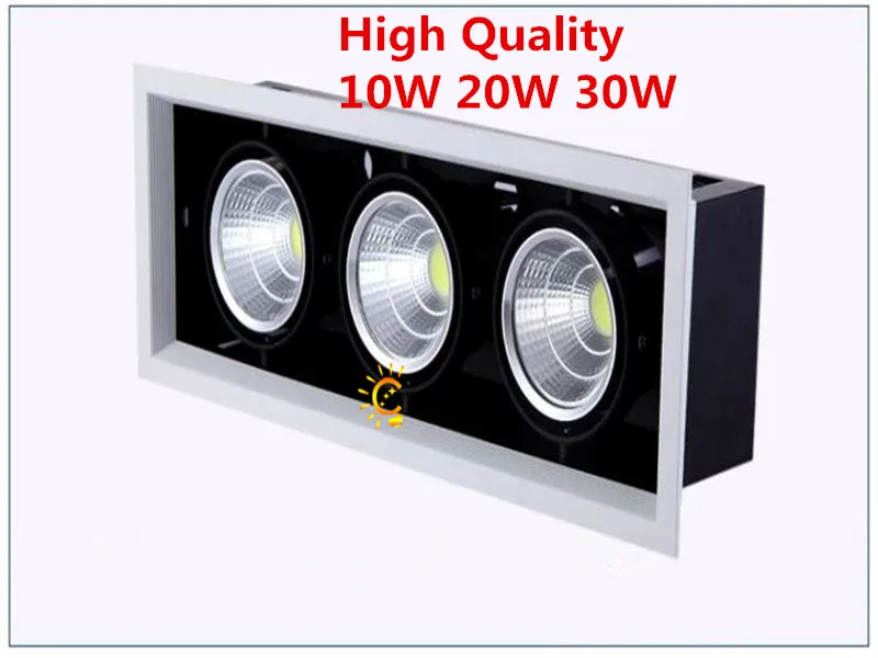 Super Bright Surface Mounted square LED Downlight COB 10W 20W 30W Spot light Rotation Ceiling Lamp AC110V 220V | Освещение