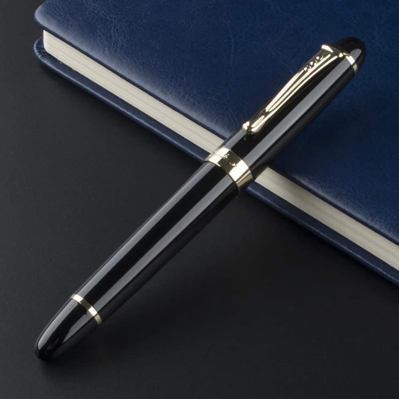 IRAURITA перьевая ручка JINHAO X450 темно-зеленый и золотой 18 КГП 0 7 мм перо с широким