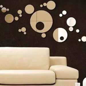 Новинка 2019, современные акриловые большие 3d наклейки, украшение для дома, многокомпонентная упаковка, настенные наклейки, кухонный стикер, домашний декор