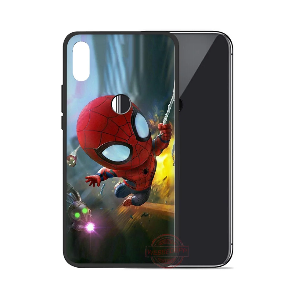 WEBBEDEPP чехол для телефона из ТПУ с человеком-пауком Huawei P10 P20 P30 Lite Pro Y6 Y7 prime 2018 Y9 2019 |