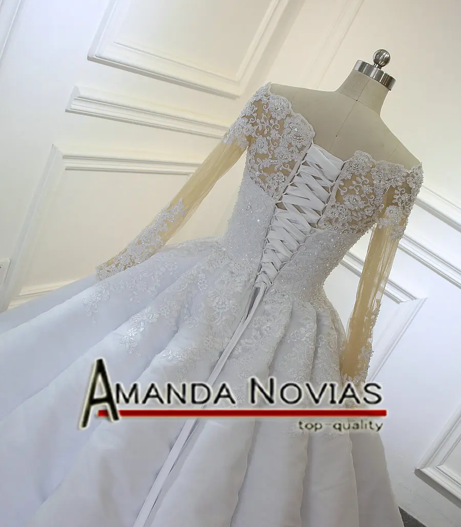 Свадебное платье с большими складками Amanda Novias роскошное для свадьбы 2019|luxury wedding