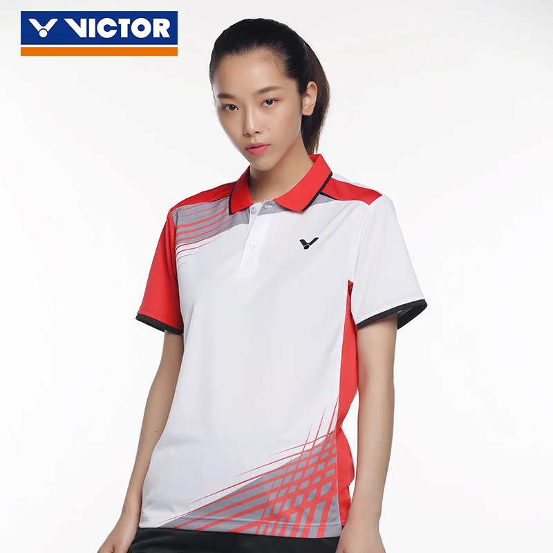Victor Quick Dry Badminton Shirts For Ladies Short Sleeve Tennis T-shirt Women Sport Clothing Sportswear | Спорт и развлечения