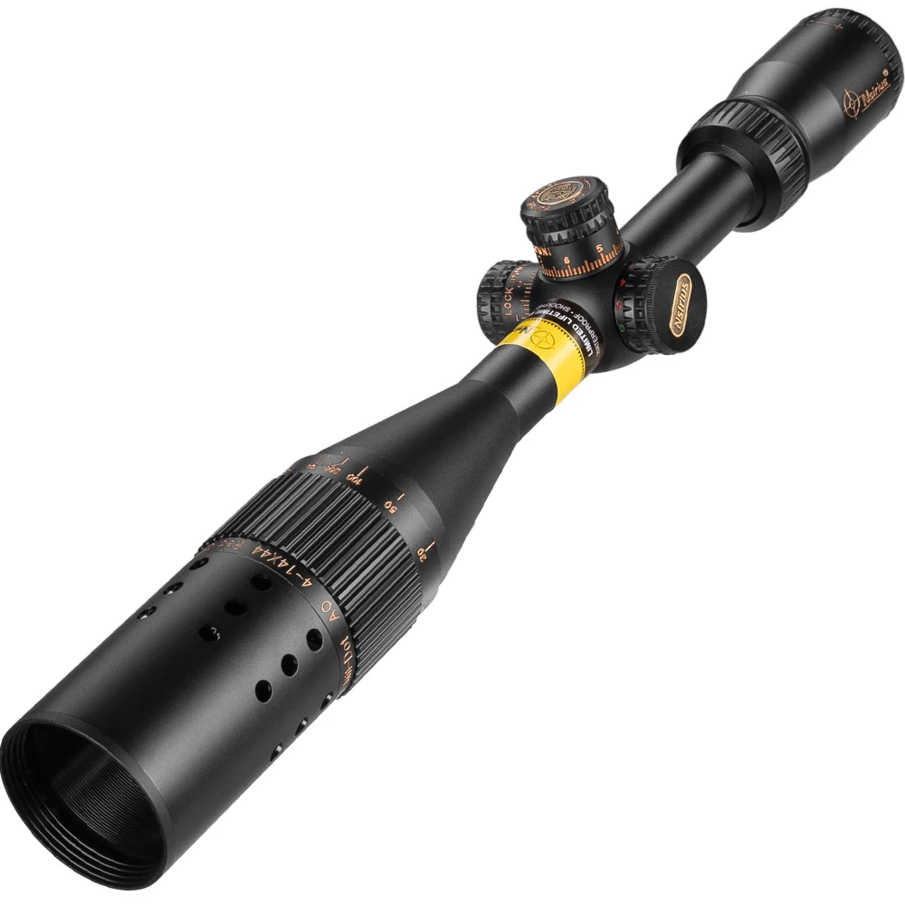 NSIRIUS 4 14X44 AOE тактический прицел оптический красный зеленый llluminate сетка охотничий