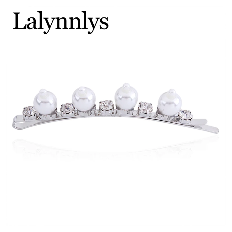 Lalynnlys корейская мода шпильки для волос для женщин Женский Искусственный жемчуг заколки для волос головная повязка вечерние свадебные ювелирные аксессуары Новинка