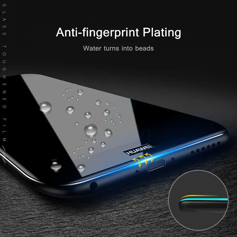 Для Huawei P Smart закаленное стекло защита экрана 2.5D полное покрытие пленка для Enjoy 7 S/P