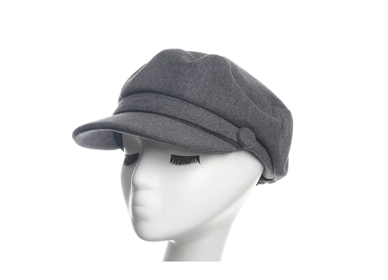 HW бутик газетчик Кепки s для Для женщин моды Военная Шляпа Snapback Кепки s женские Casquette ВС Hat восьмиугольная Кепки
