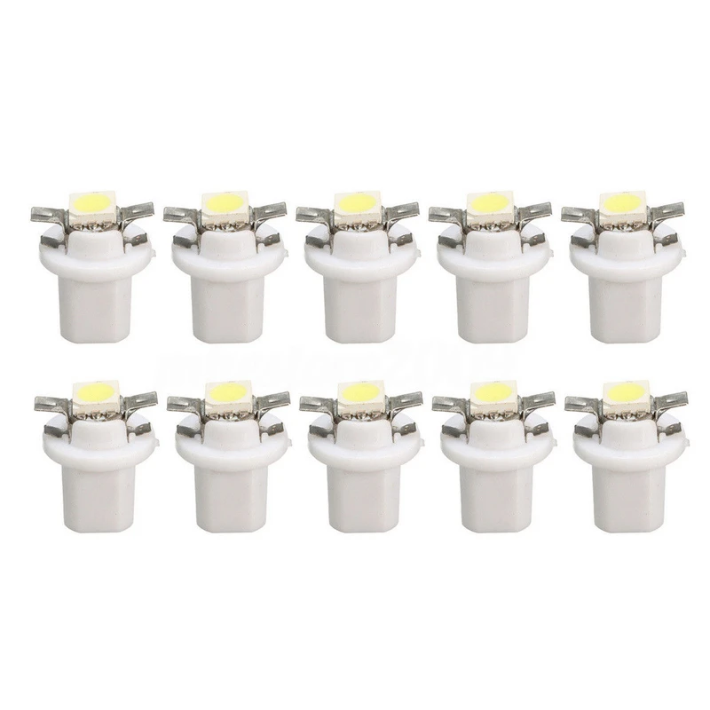 Универсальный 10 шт./компл. 1 SMD/лампа T5 B8.5D 5050 1LED приборной панели указатель