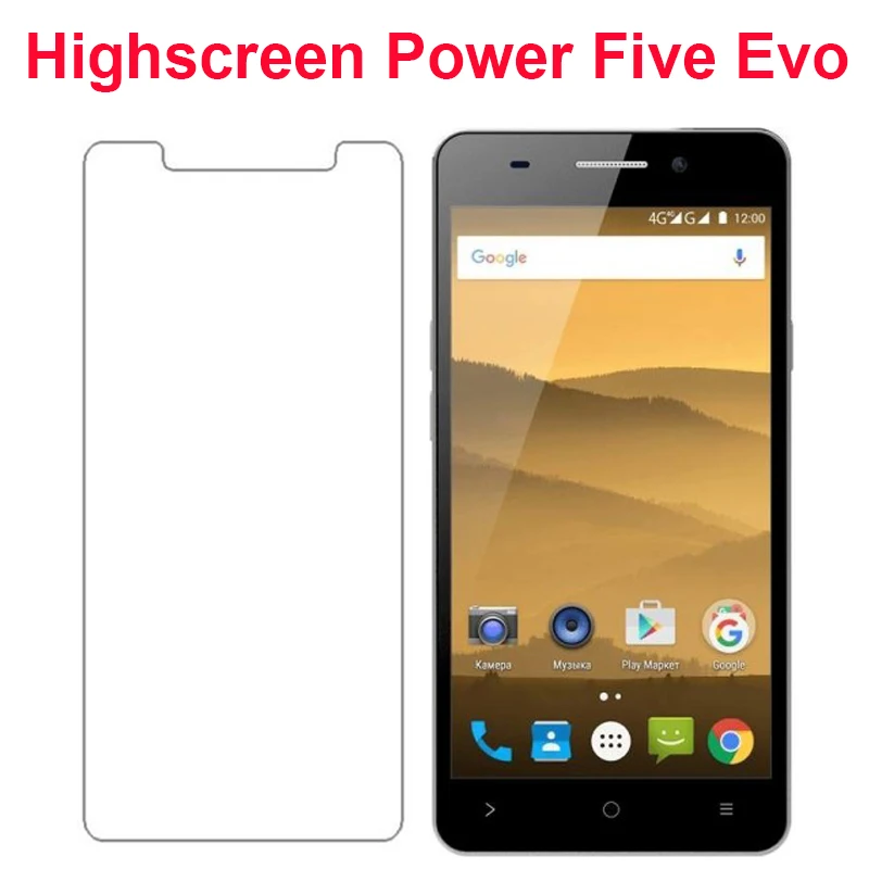 2 шт закаленное стекло для Highscreen Power Five Evo Мобильный телефон LCD пленка чехол 5