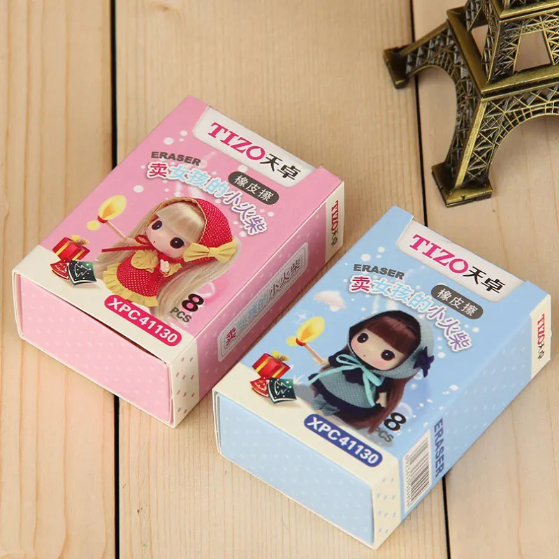 Kawaii Симпатичные Мультяшные резиновые продаются маленькие подходящие девушки