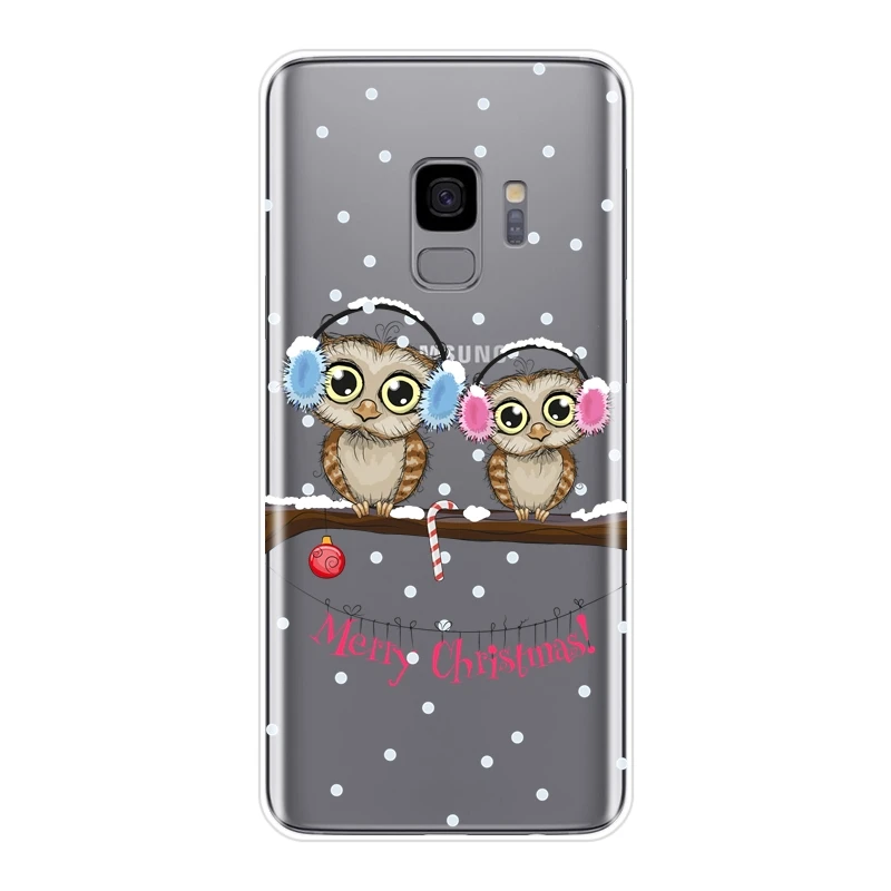 Задняя крышка для Samsung Galaxy Note 9 8 5 4 силиконовый мягкий чехол с милой совой S8 S9 Plus S5 S6