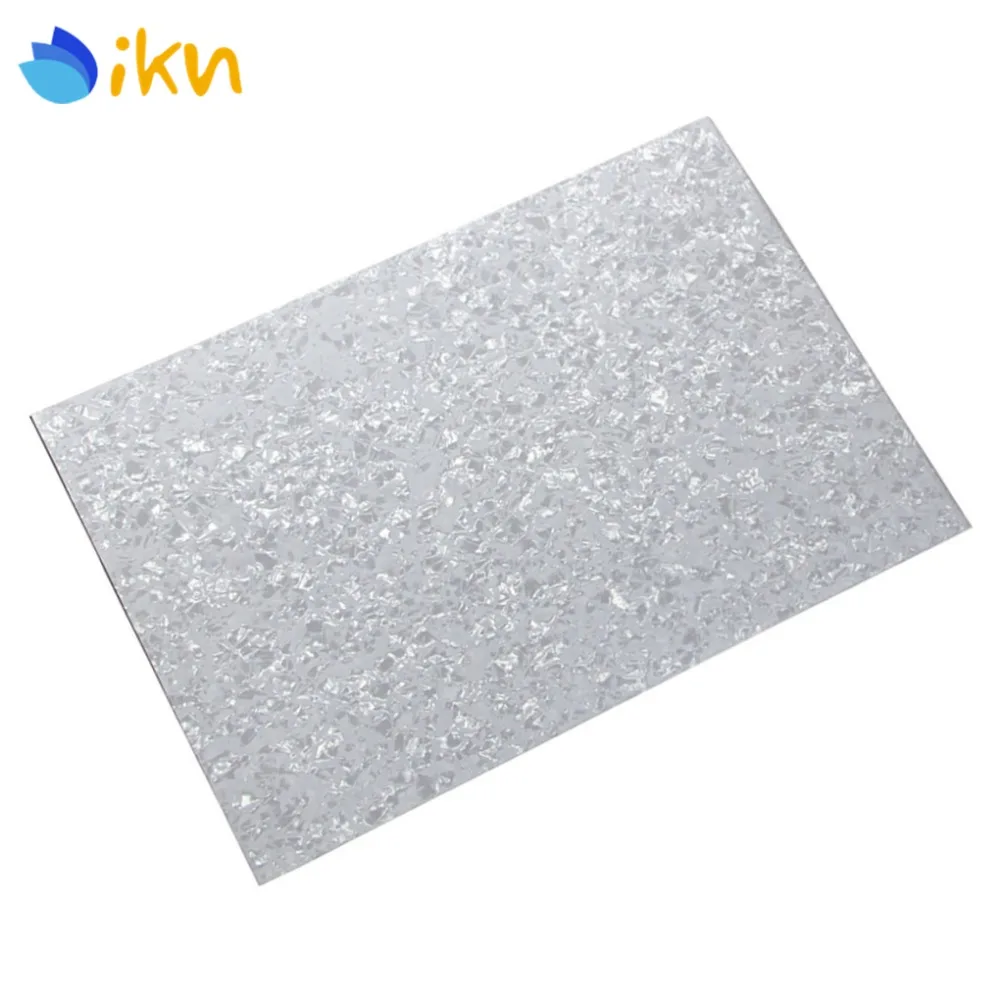 Перламутровая белая Накладка для гитары 4 слоя 29x43 см|pickguard sheet|for guitarpickguard blank |