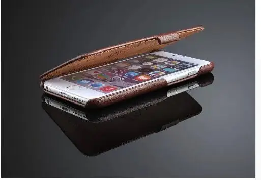 PREMIUM GENUINE LEATHER FLIP CASE COVER FOR APPLE iPHONE 6 PLUS 6S |