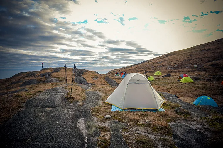 Ультралегкая походная палатка Asta Gear Greenmountain двухслойная уличная 20D из