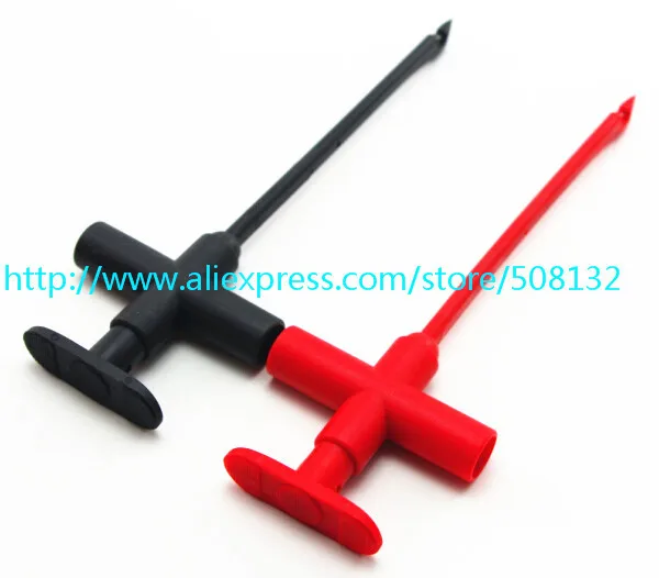 Изоляционная игла для пирсинга тестовый зонд с пружинным штекером банан медь