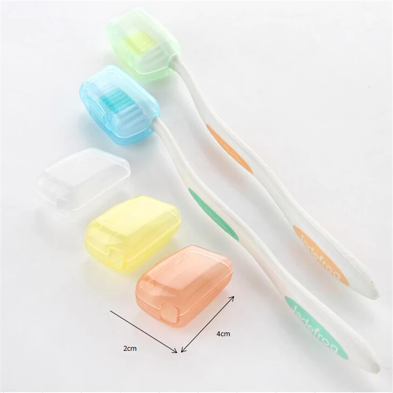 5pc/bag New Travel Portable Toothbrush Protect Cover Case Cap Hike Protector Cleaner Packing organizer Accessories |