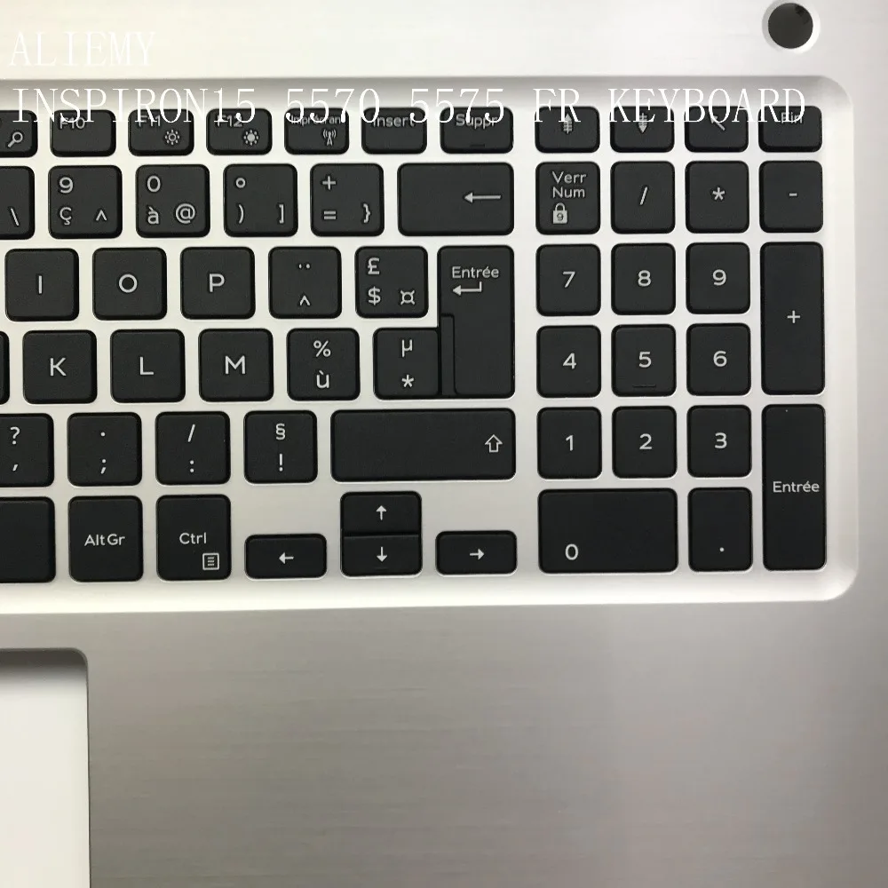 Новый оригинальный ноутбук FR Клавиатура для DELL INSPIRON15 5000 5570 5575 palmrest сборка/w