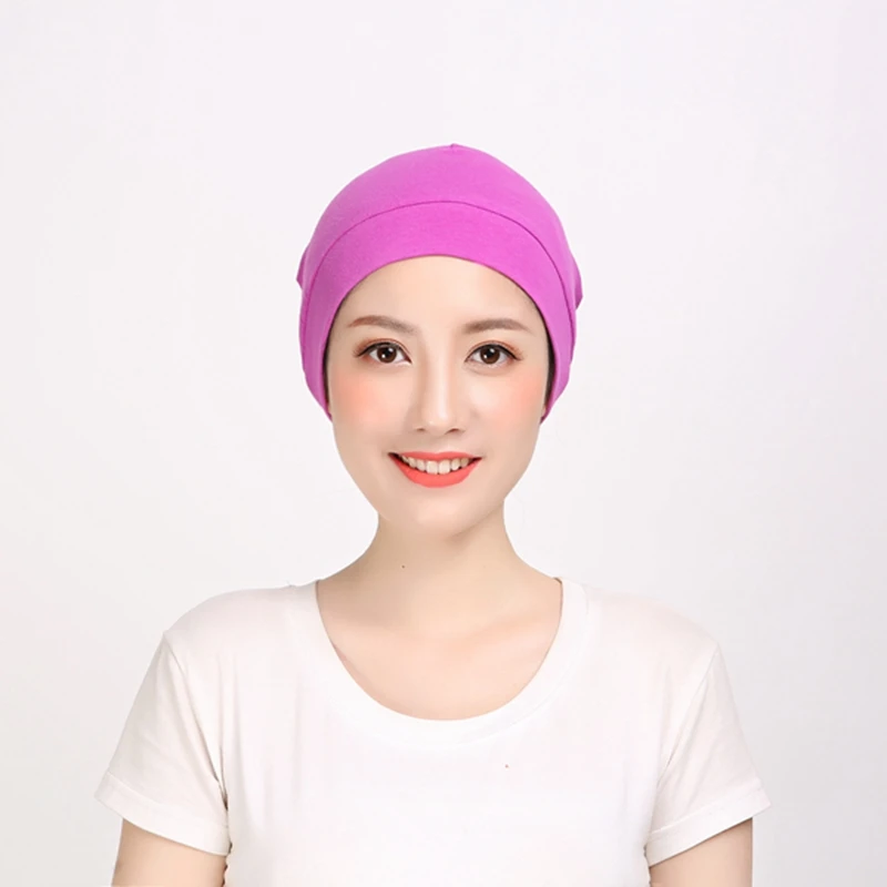 1 шт. Женские Дышащие шляпы для химиотерапии для мужчин Skullies& Beanies унисекс от рака выпадения волос спальные шапки DAJ9370