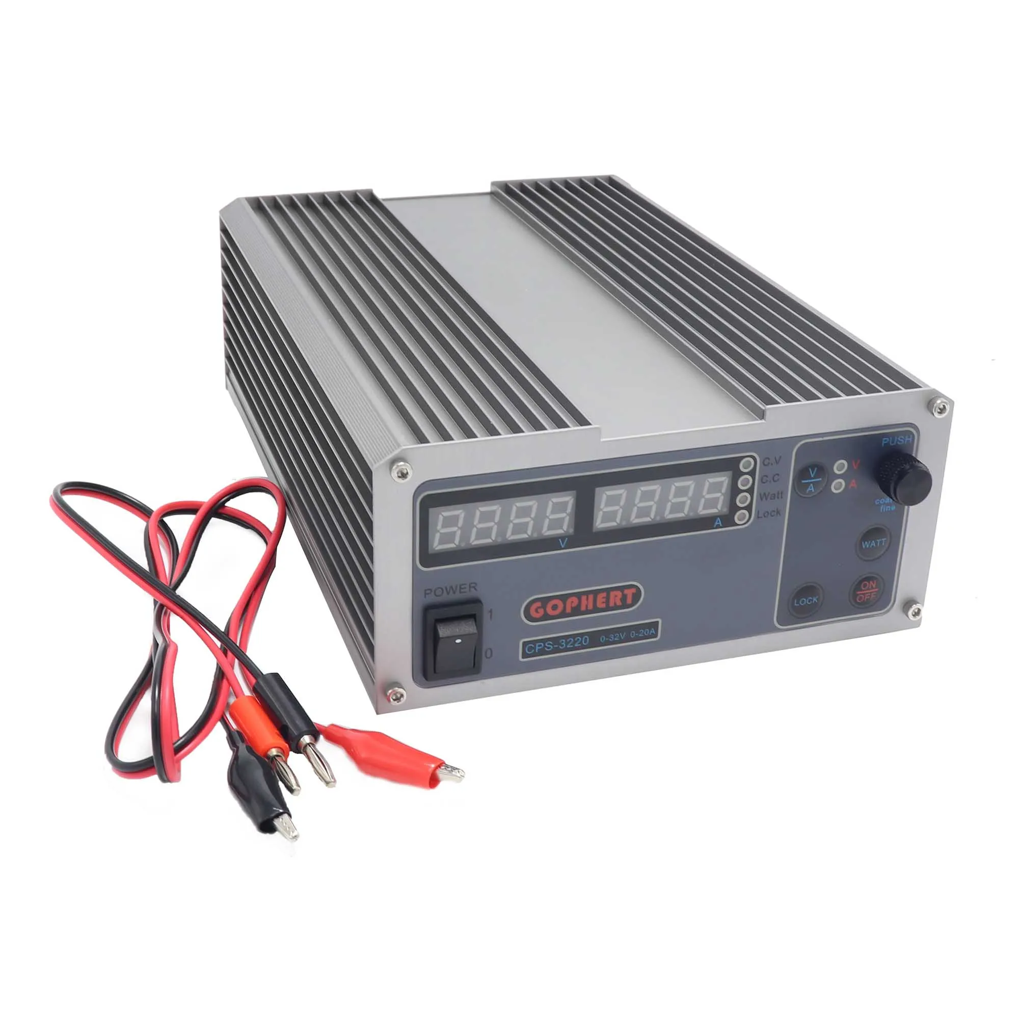 Package A Мини cps-3220 источник питания постоянного тока+ 37 шт. головка банан зажим провода ЕС Великобритания США адаптер OVP/OCP/OTP низкая мощность 110 V-230 V 0-32v 0-20A - Цвет: Package A