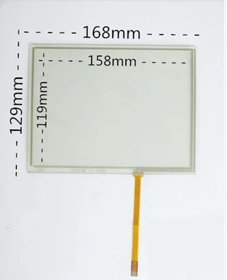 Tela de Toque Resistiva de 7.6 Polegadas 168*129 mm Novo