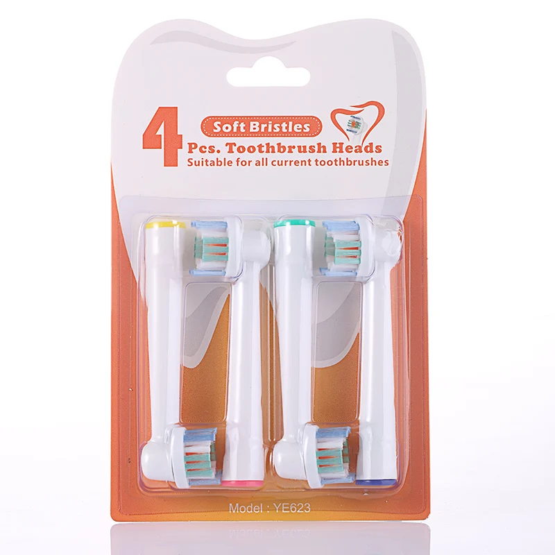 8 шт. Сменная головка зубной щетки для Oral B 3D Белые головки электрической