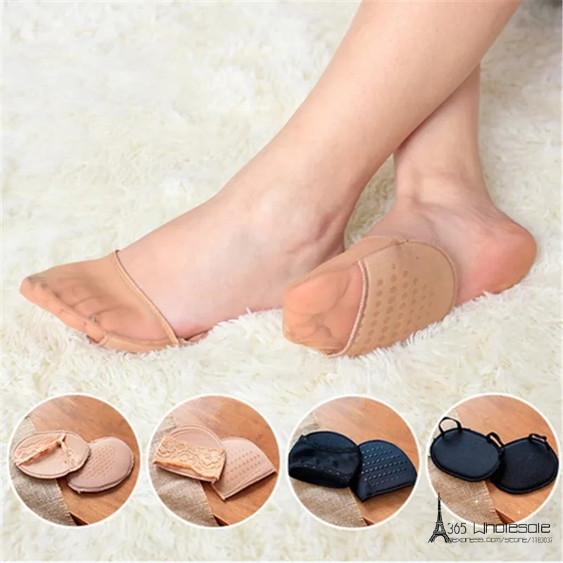 Бесплатная доставка 2 пары нескользящих невидимых носков для сандалий носки на