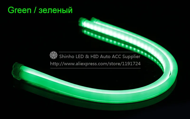 2015 30CM/pair High Power 5W White Amber Blue Switchback LED DRL DIY Car-Styling Universal Strip Car Light | Автомобили и