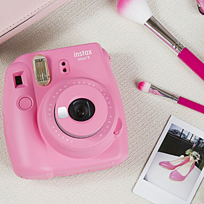 Fujifilm Instax Mini 9 розовая мгновенная камера с Фламинго + пленка Fuji 60 простая