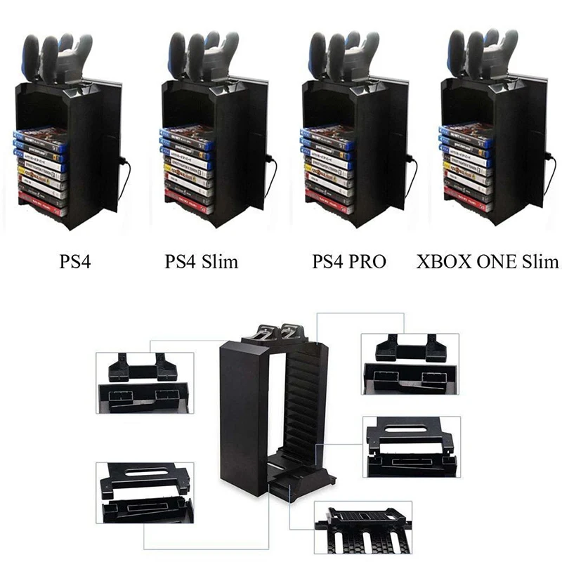 Вертикальная подставка для игрового диска PS4 DualShock Controller док станция зарядки