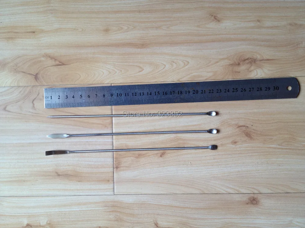 Lab Spoon/ Spatula Microspatulas Stainless Steel 3pcs/set | Канцтовары для офиса и дома