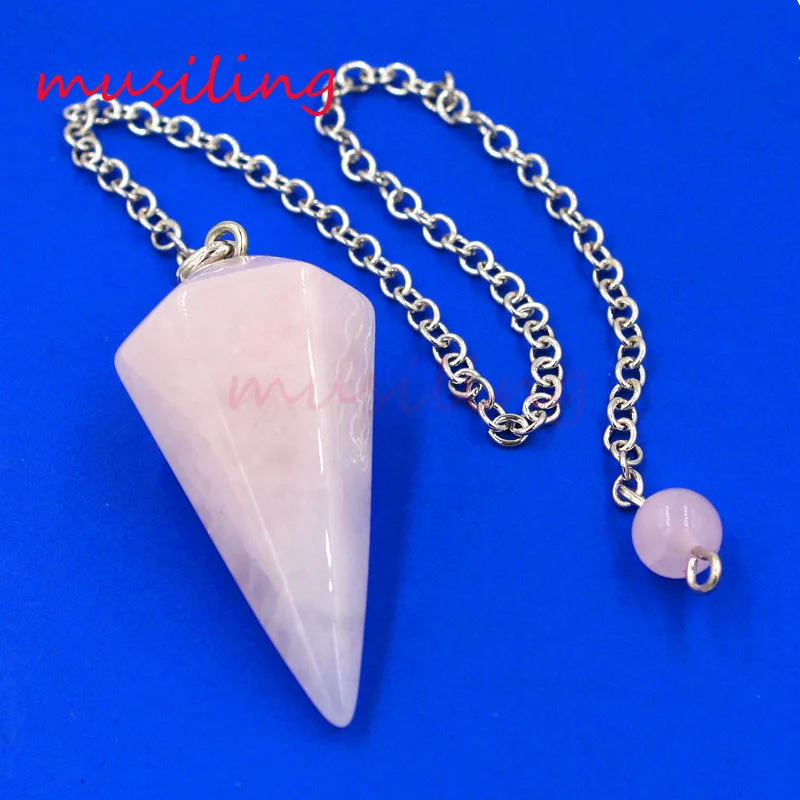 Натуральный камень шило талисман Wicca Dowsing рейки подвеска-маятник цепочка Лазурит